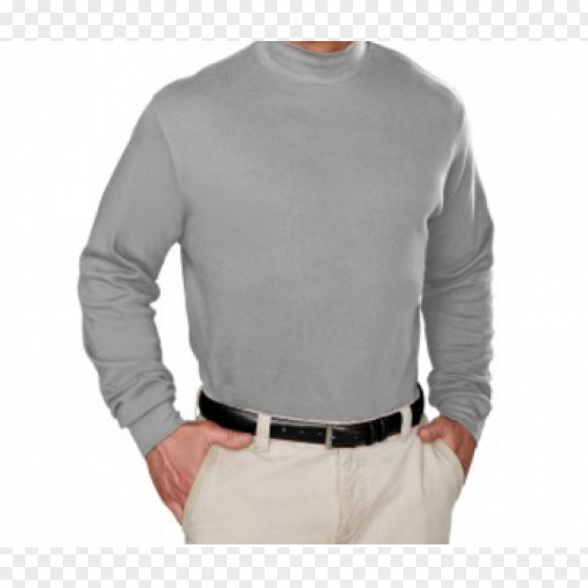 T-shirt Long-sleeved Polo Neck Sweater PNG