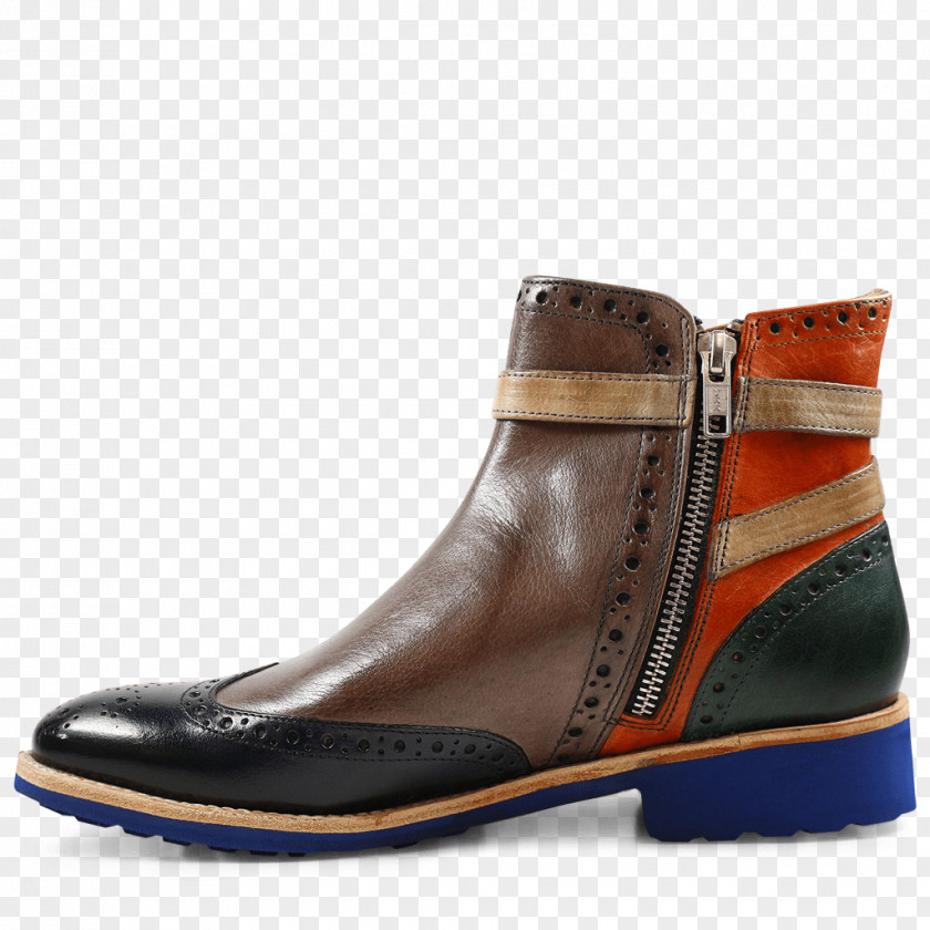 Boot Leather Botina Shoe Blue PNG