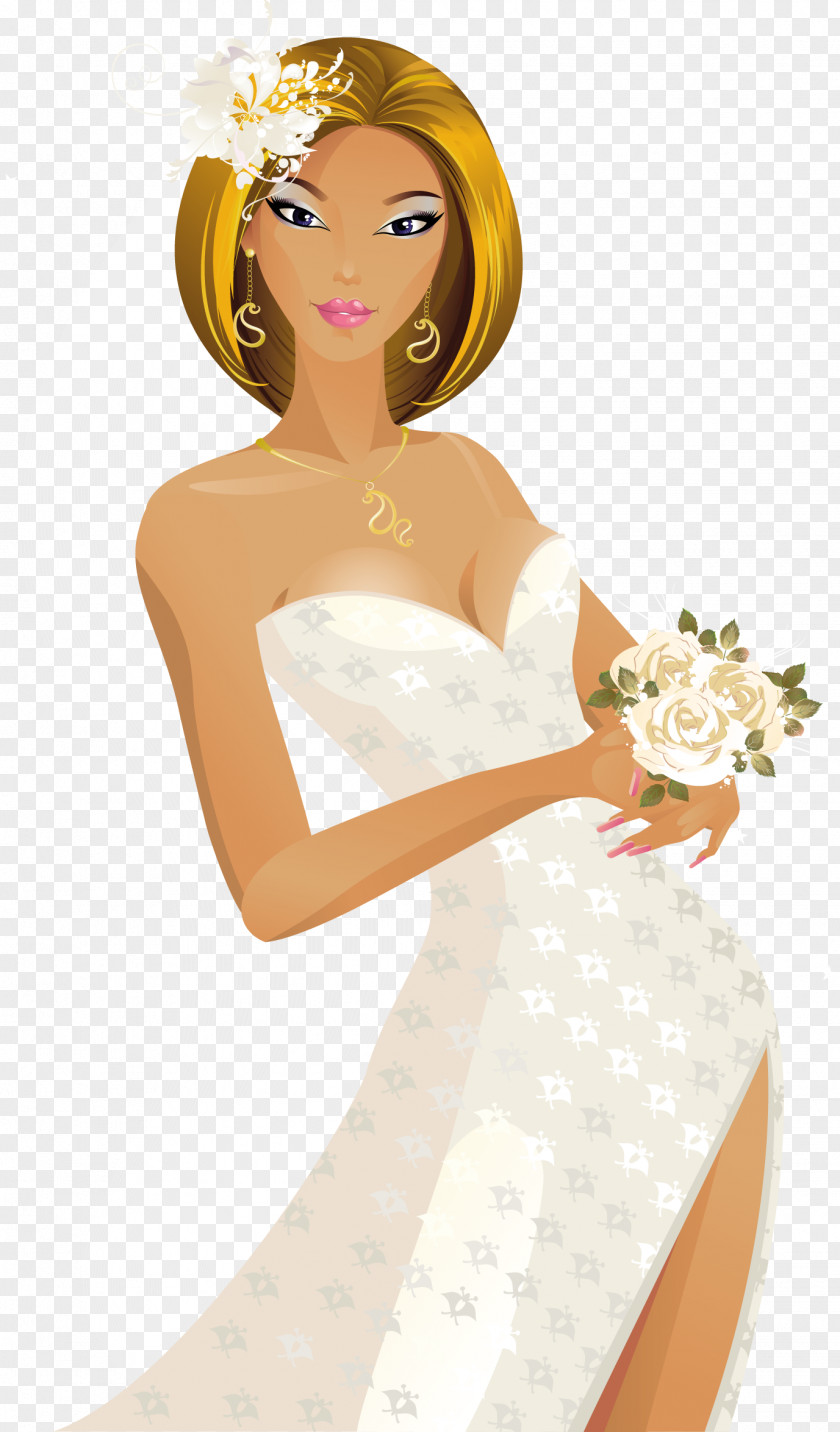 Bride Wedding Invitation Bridegroom Dress PNG