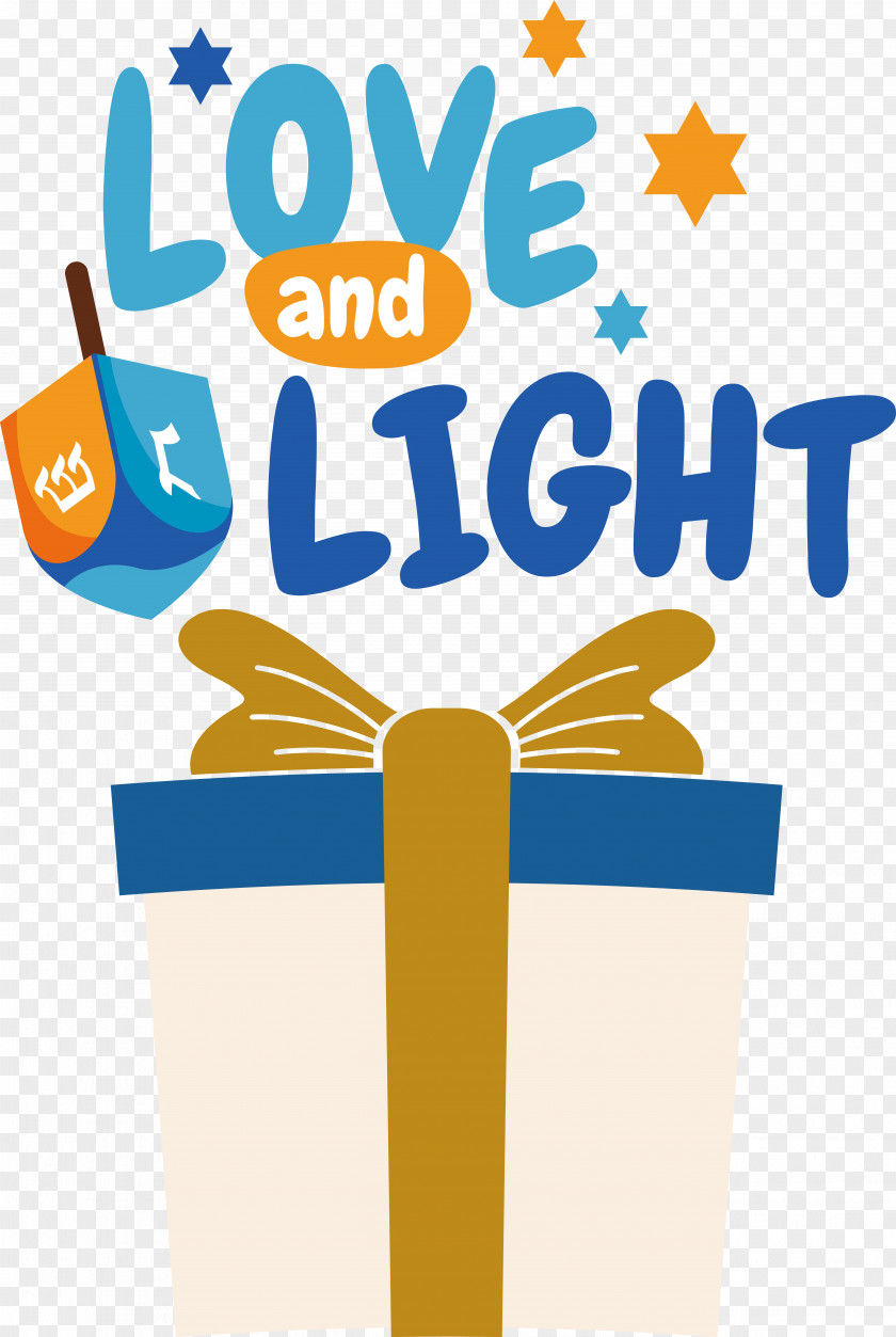 Happy Hanukkah Love Light PNG