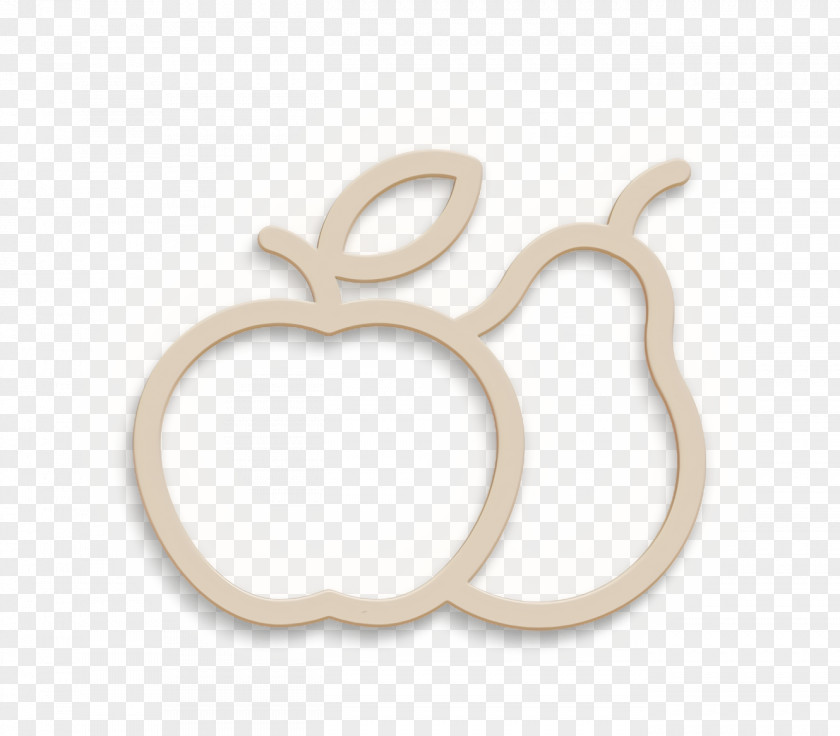 Metal Oval Apple Icon Background Black PNG