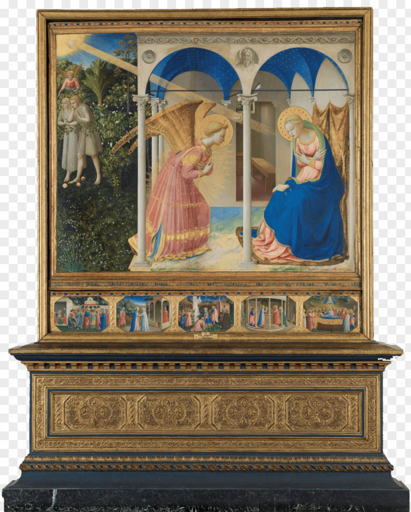 Painting Museo Nacional Del Prado The Annunciation Italian Renaissance Niccoline Chapel PNG