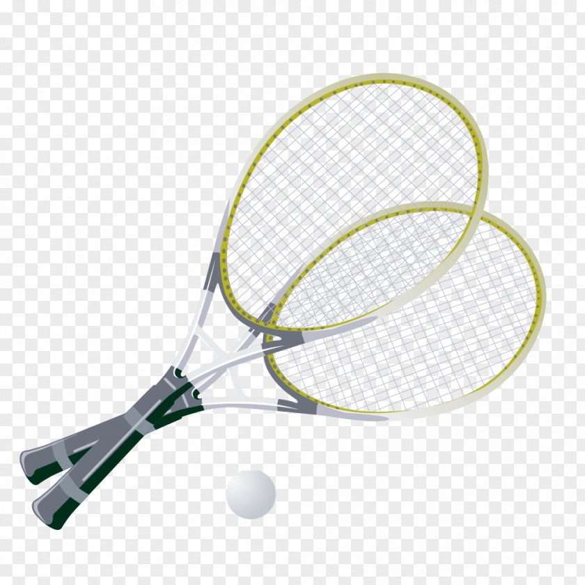 Tennis Racket Vector Material Player Sports Equipment PNG