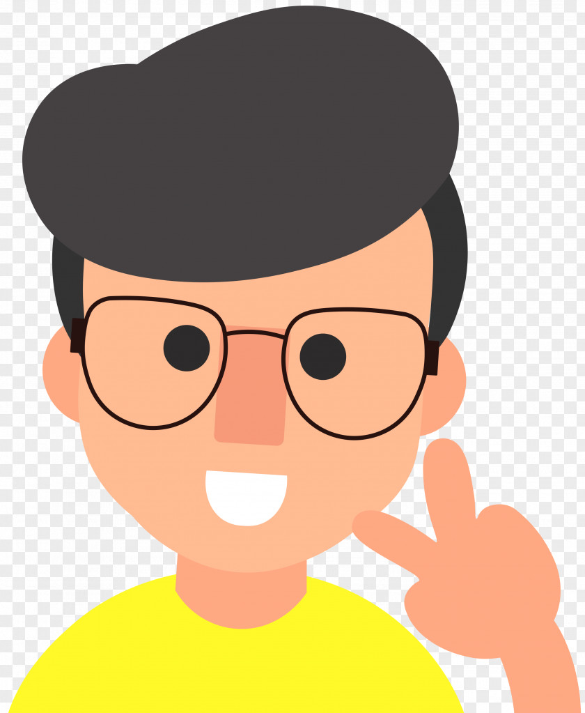 Aqui Cartoon Nose Glasses Illustration Clip Art Cheek PNG