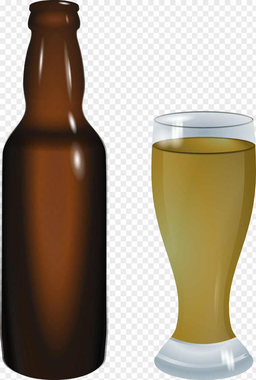 Beer Glasses Wine Bottle Clip Art PNG
