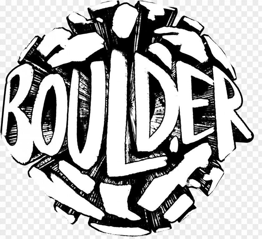 Boulder Logo String Character Font PNG