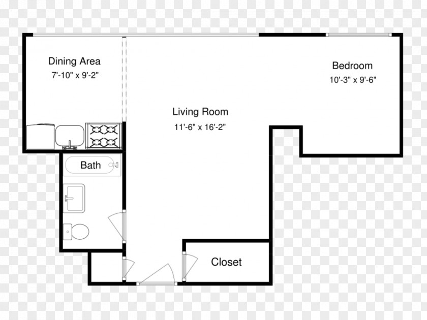Design Floor Plan Square Foot Apartment PNG