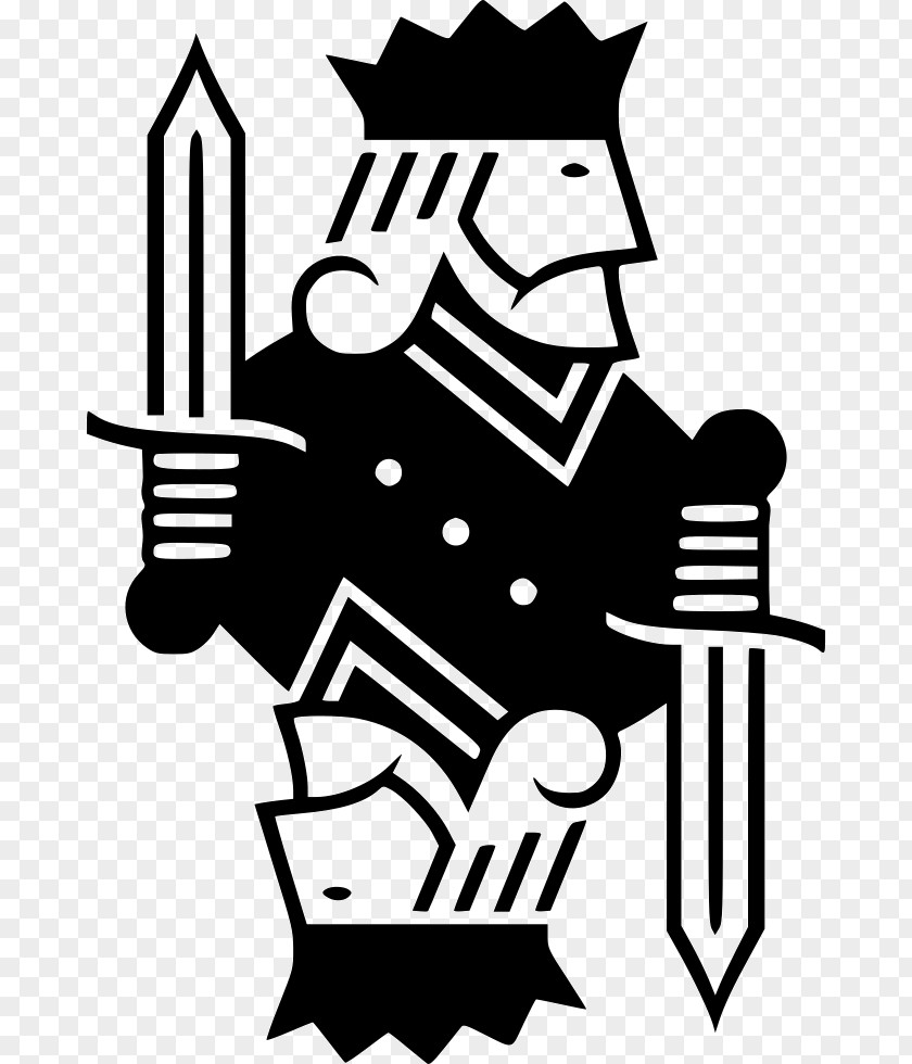 King Playing Card Suit PNG