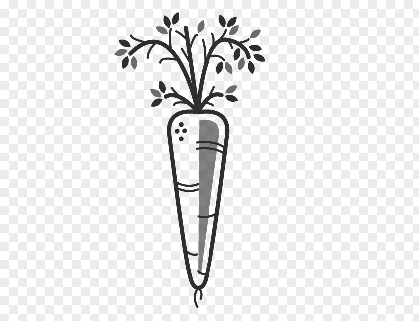 Line Twig Flowerpot Plant Stem Clip Art PNG