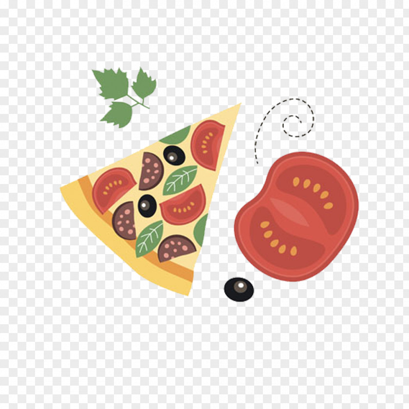 Tomato Pizza Hamburger Fast Food Italian Cuisine PNG