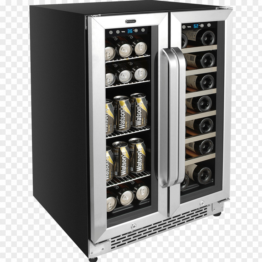 Wine Cooler Refrigerator Beer Drink PNG