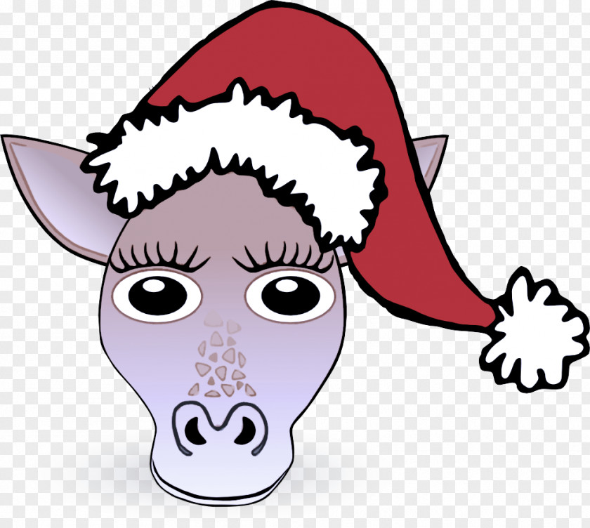 Working Animal Livestock Head Cartoon Nose Snout Headgear PNG