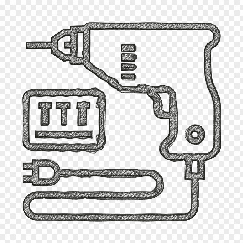 Driller Icon Construction Tools Drill PNG