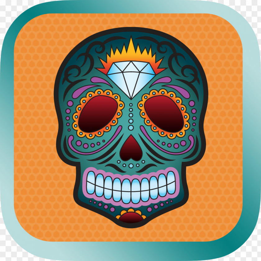 Skull Calavera Day Of The Dead PNG