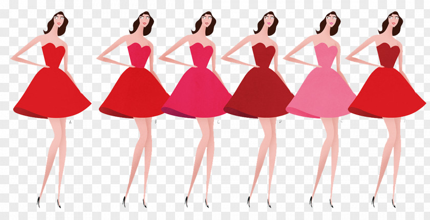 Women's Color Designs Illustration PNG