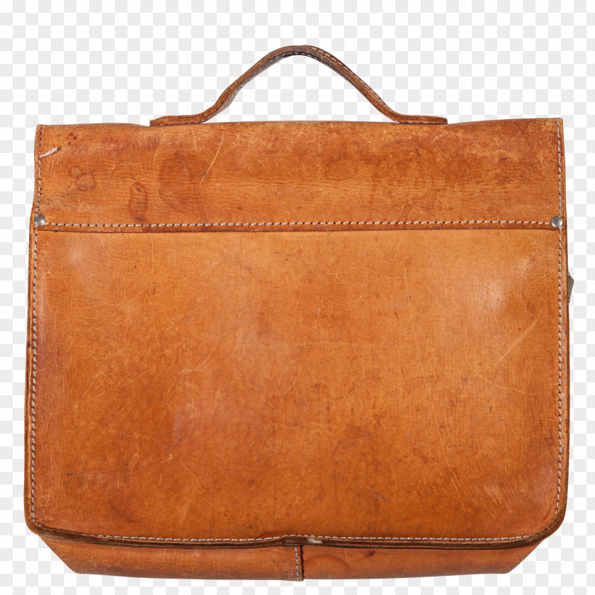 Bag Briefcase Handbag Leather Brown Caramel Color PNG