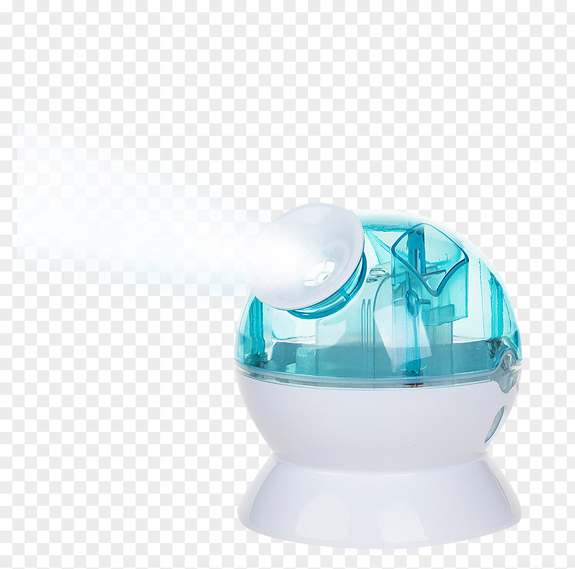 Blue Face Spray Instrument Humidifier Food Steamer Sprayer PNG