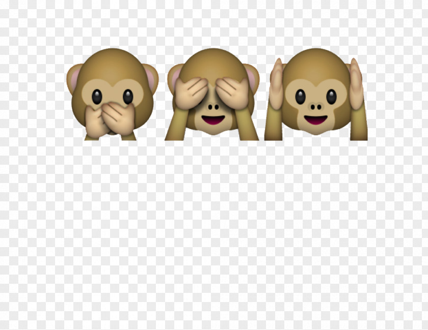 Emoticons Three Wise Monkeys Emojipedia The Evil Monkey PNG