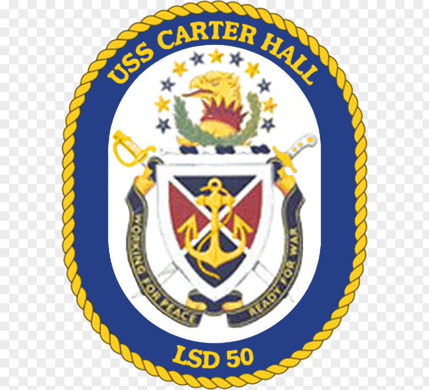 Ship United States Of America USS Carter Hall (LSD-50) Navy Dock Landing PNG