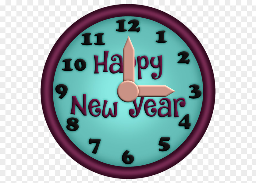 Clock Pendulum New Year Image Midnight PNG