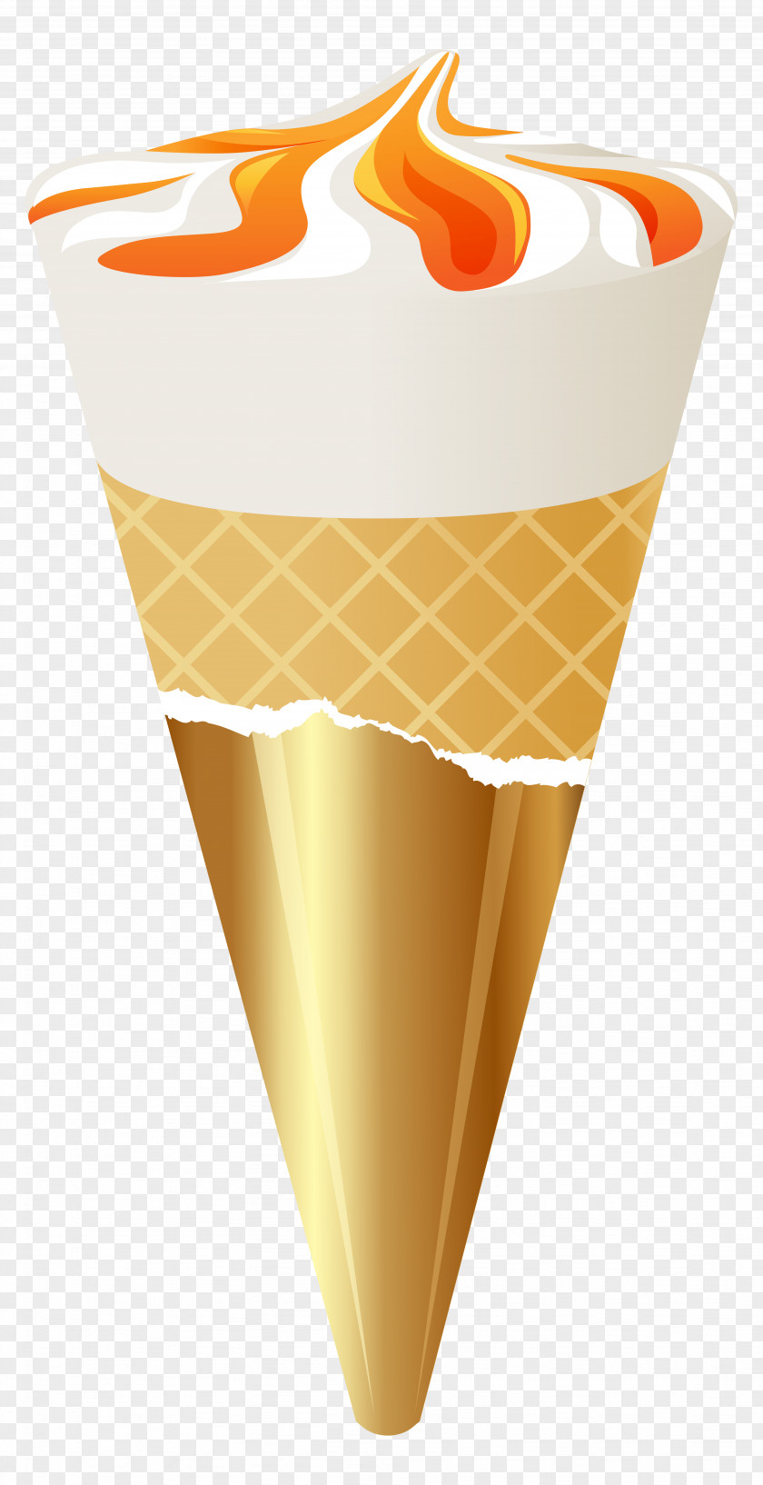 Ice Cream Cone Transparent Clip Art Image Sundae Strawberry PNG