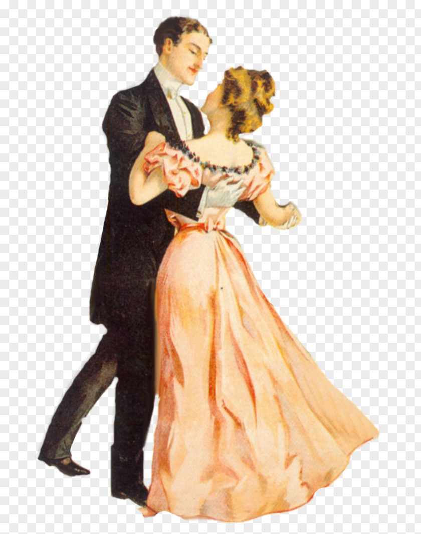 Love Couple Victorian Era Edwardian Dance Art Clip PNG