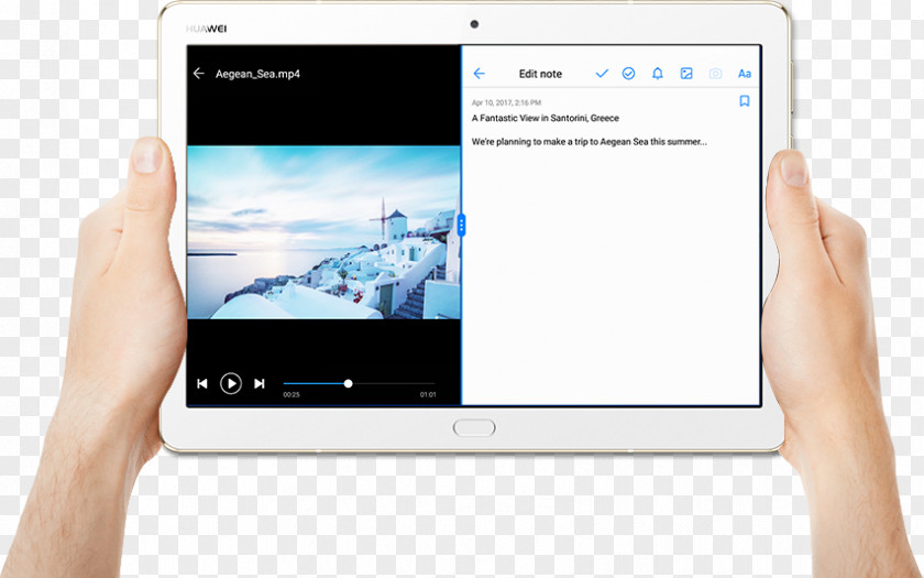 Tablet Huawei MediaPad M3 华为 Usability PNG
