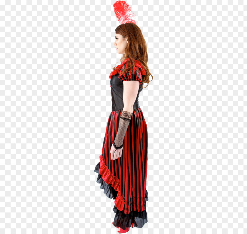 Western Saloon Costume Designer Party Dress PNG