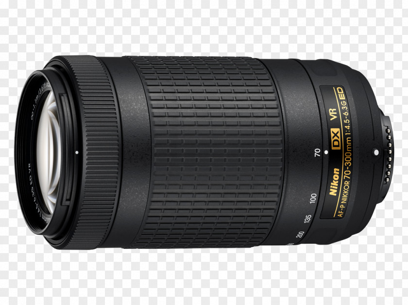 Camera Lens Nikon AF-S DX Nikkor 55-300mm F/4.5-5.6G ED VR AF-P 70-300mm F/4.5-6.3G 35mm F/1.8G PNG