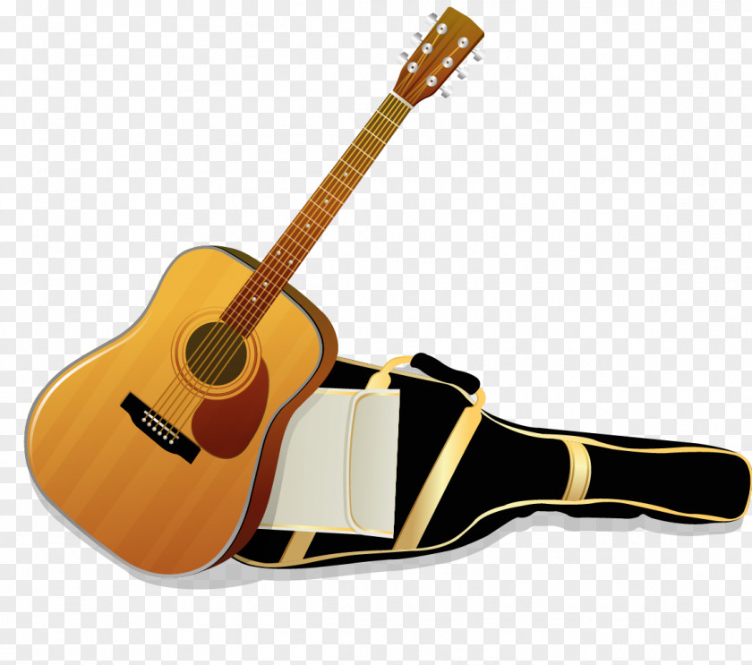 Hand-painted Guitar Material Musical Instrument Piano PNG