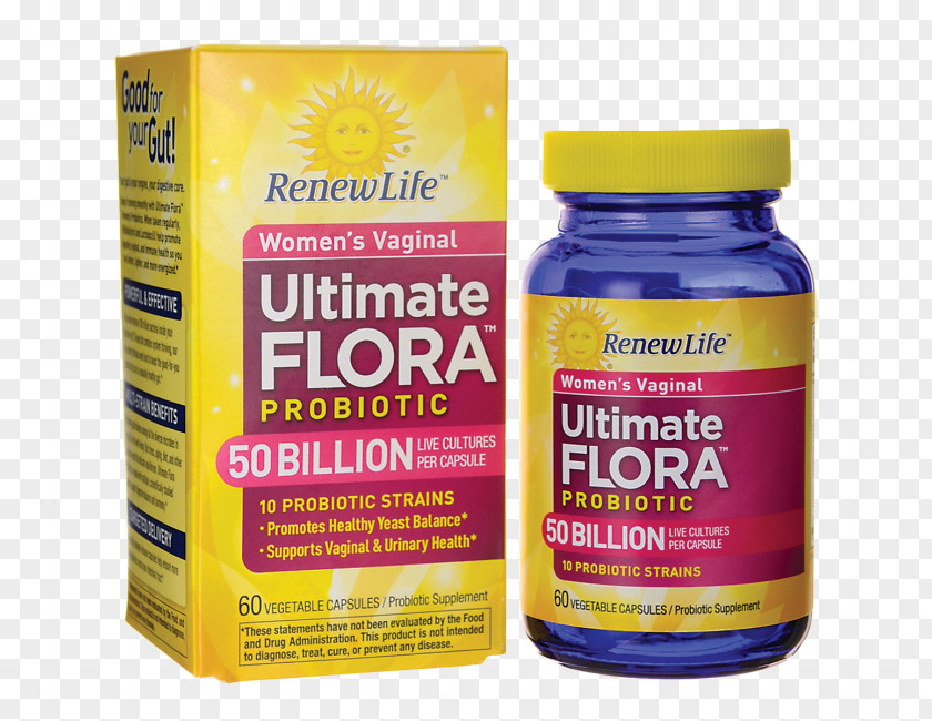Health Dietary Supplement ReNew Life Formulas, Inc. Probiotic Flora Bifidobacterium PNG
