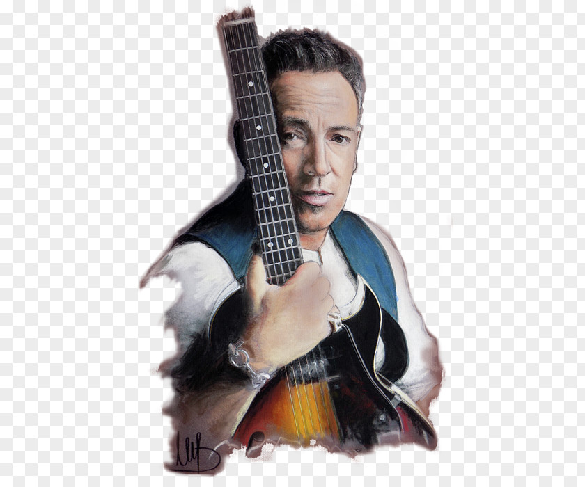 Painting Bruce Springsteen Musician Art Live In New York City PNG