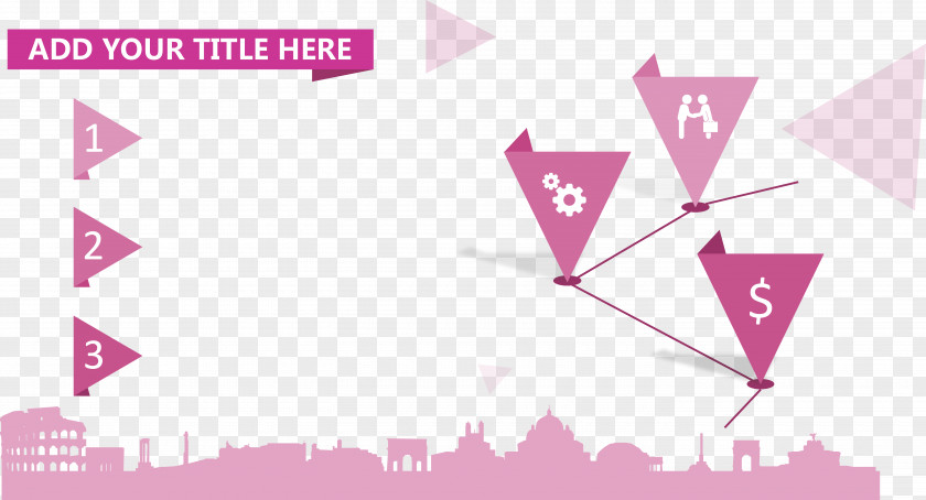 Pink Triangle Label Fig. Computer File PNG