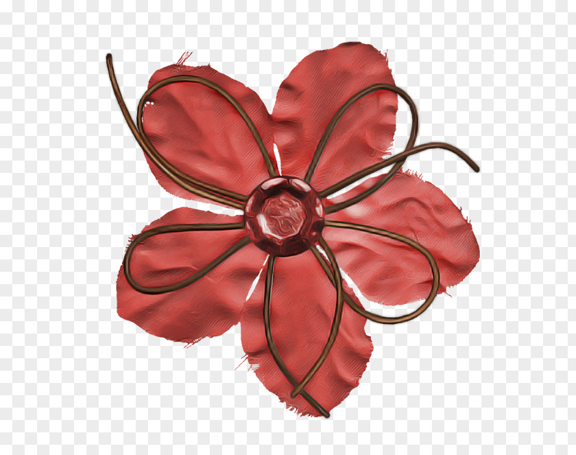 Red Petal Pink Leaf Maroon PNG