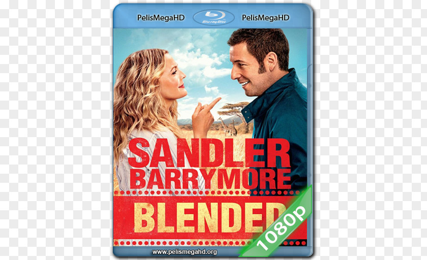 Dvd Adam Sandler Blended Hollywood Film Romantic Comedy PNG