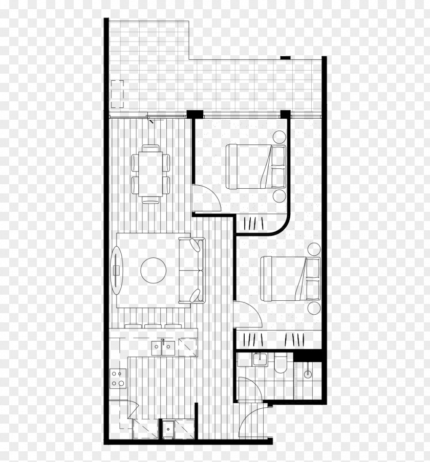 House Floor Plan Architecture Loft Bedroom PNG
