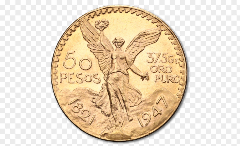 Mexican Gold Coins Mexico Peso Centenario Coin PNG