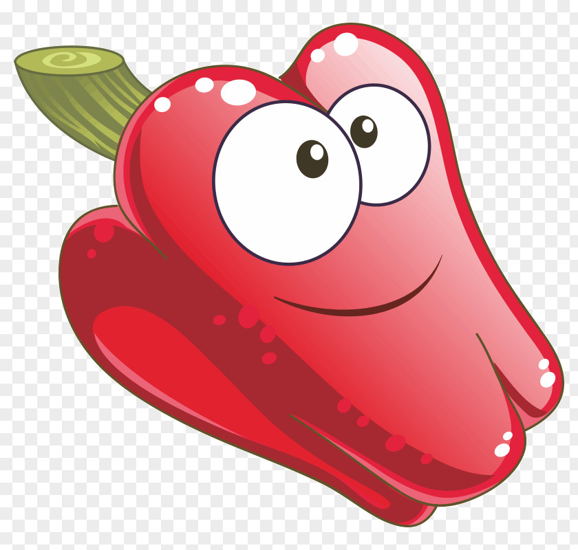 Strawberry Capsicum Bell Pepper Biber Vegetable PNG