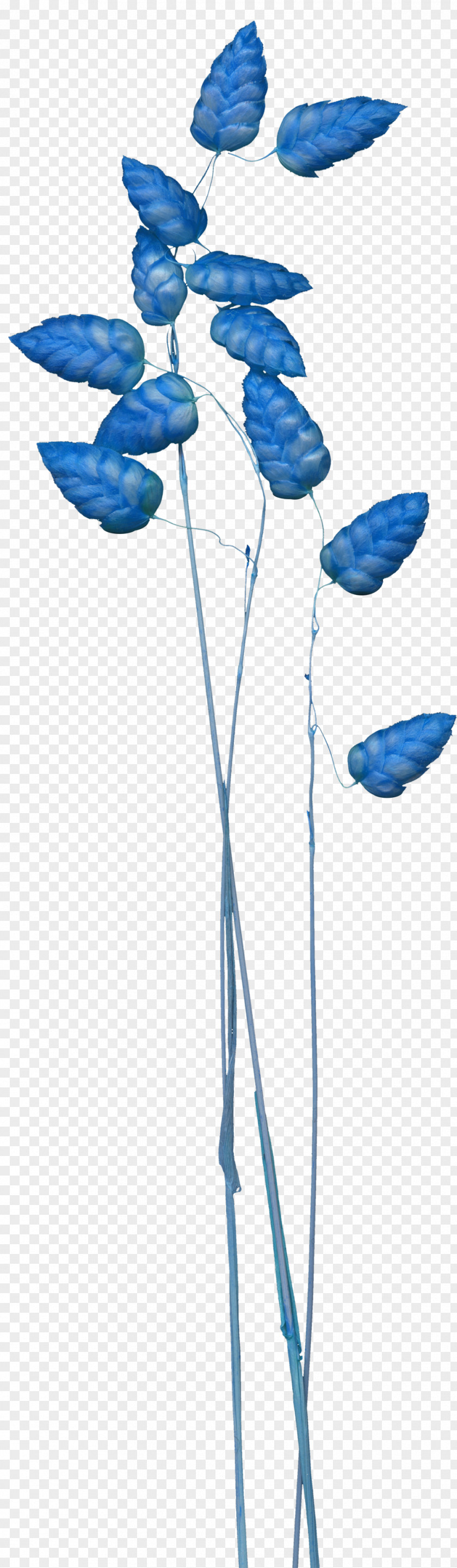 Blue Leaves Small Balloon Clip Art PNG