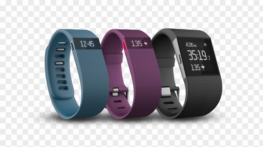 Fitbit Charge HR Activity Tracker Surge Smartwatch PNG