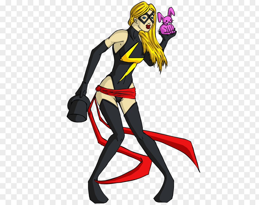 Ms Marvel Omnibus Superhero Costume Clip Art PNG