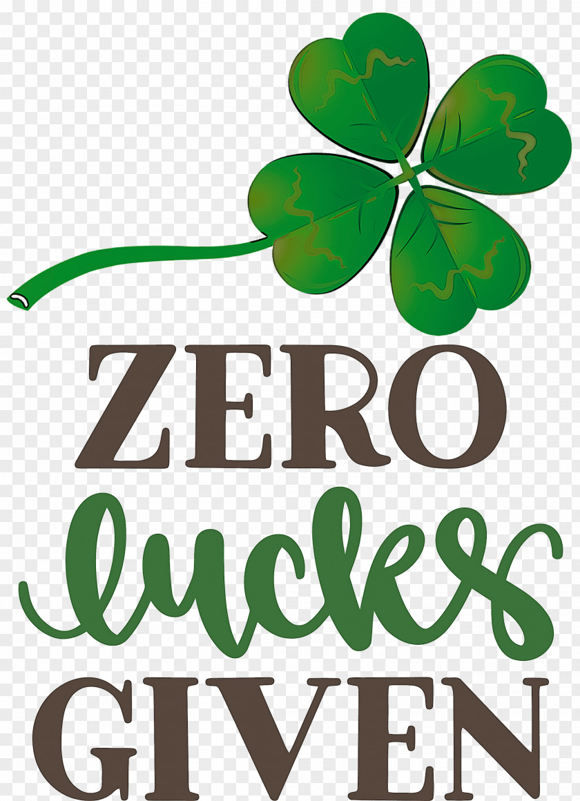 Zero Lucks Given Lucky Saint Patrick PNG