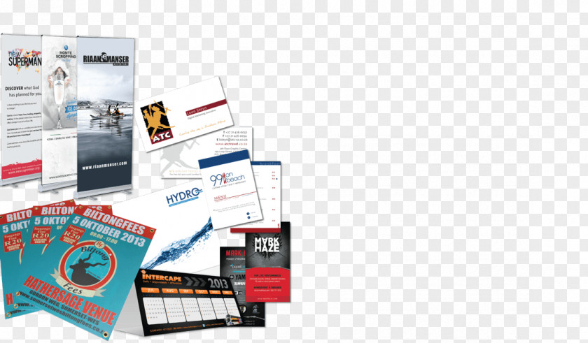 Double Sided Brochure Design Graphic Brand Display Advertising Product Service PNG