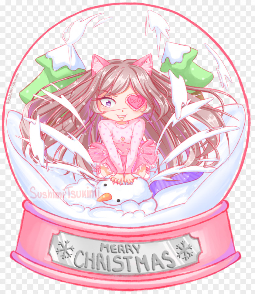 Saving Santa Snow Globe Clip Art Clothing Accessories Illustration Flower Pink M PNG