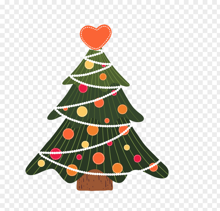 Cartoon Christmas Tree Euclidean Vector PNG