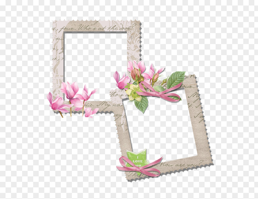 Flower Frame Picture Clip Art PNG