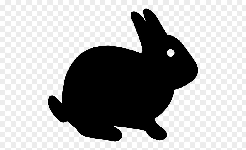 Silhouette Rabbit PNG