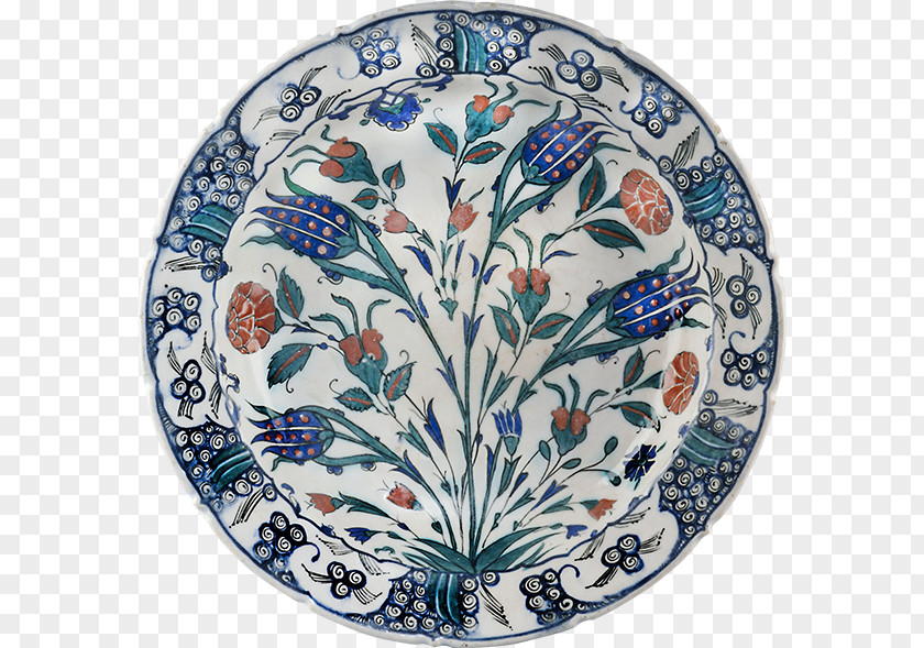 Watercolor Mosque Tableware Platter Ceramic Plate Porcelain PNG