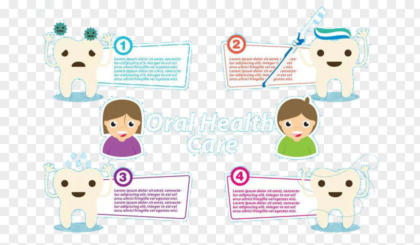 Cartoon Children Teeth Healthy Health Child Clip Art PNG