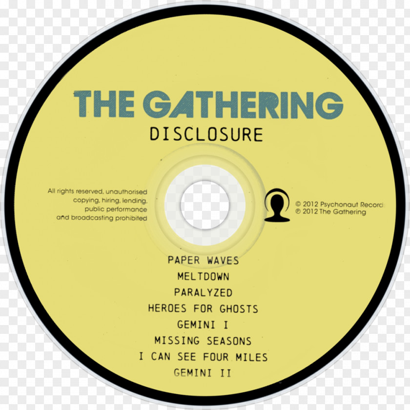Disclosure Album Compact Disc Latch The Gathering PNG